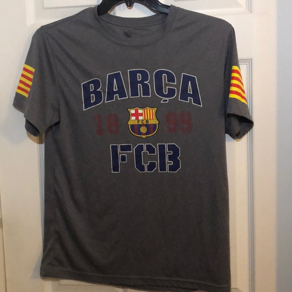 Barca FC shirt.
